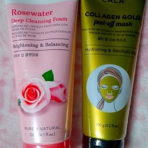 Cleansing foam+Peel-off mask